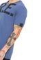 Camiseta Replay Estampada Azul - Marca Replay