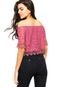 Blusa Sommer Renda Roxa - Marca Sommer