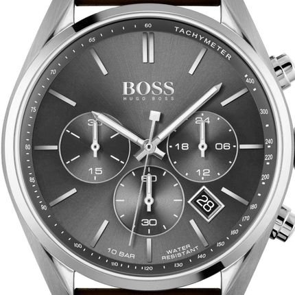 Relógio Boss Masculino Couro Marrom 1513815 - Marca BOSS
