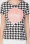 Blusa Malwee Pied de Poule Branca - Marca Malwee