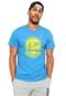 Camiseta NBA Name Number Warriors Curry Azul - Marca NBA