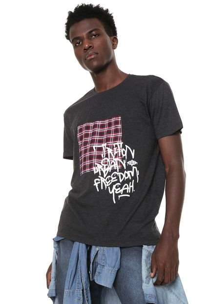 Camiseta Triton Estampado Grafite - Marca Triton