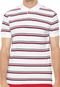 Camisa Polo Tommy Hilfiger Reta Color Stripe Branca - Marca Tommy Hilfiger