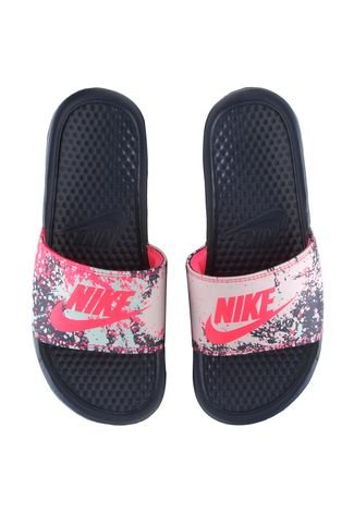 Chinelo Slide Nike Sportswear Benasse Jdi Azul-marinho