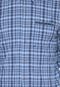 Camisa Triton Xadrez Azul - Marca Triton