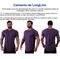 Kit 6 Camiseta Longline Masculina Alto Conceito Slim Preto, Mescla, Bordô, Azul Piscina, Grafite e Branco - Marca Alto Conceito