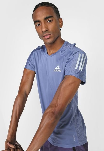 Camiseta adidas Performance Own The Run Azul - Marca adidas Performance