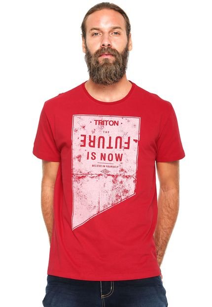 Camiseta Triton Future Vermelho - Marca Triton
