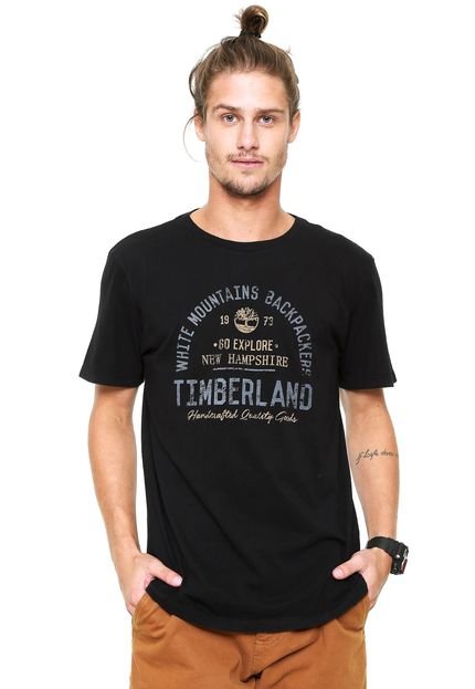 Camiseta Timberland Backpackers Preta - Marca Timberland