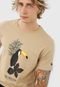 Camiseta New Era Botany Animal Toucan Bege - Marca New Era