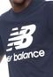 Camiseta New Balance Logo Basic Azul-Marinho - Marca New Balance
