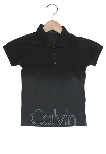 Camisa Polo Calvin Klein Kids Menino Preto - Marca Calvin Klein Kids