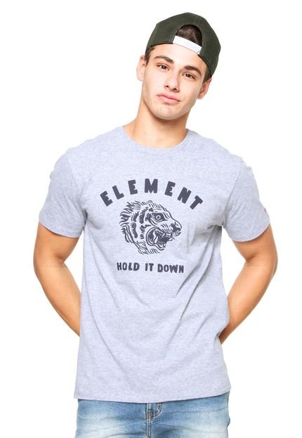 Camiseta Element Hold It Down Cinza - Marca Element