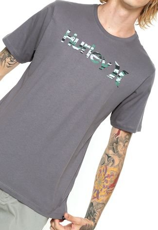 Camiseta Hurley O&O Camo Cinza