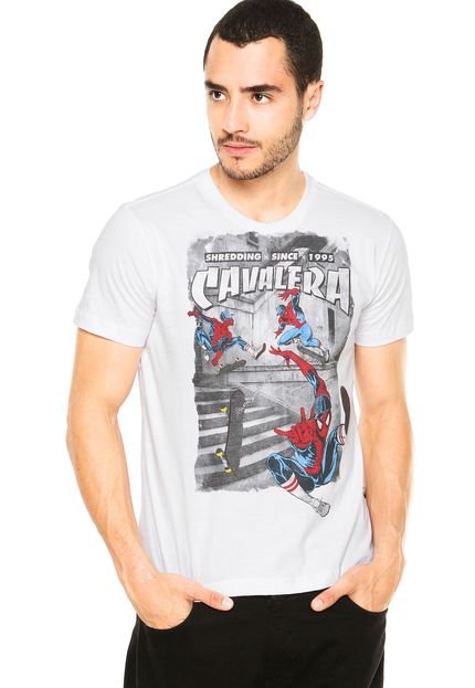 Camiseta Cavalera Spider Branca - Marca Cavalera