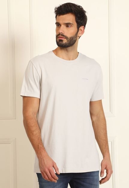 Camiseta Richards Logo Off-White - Marca Richards