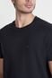 Camiseta Suedine Canelado Preto - Marca Aramis