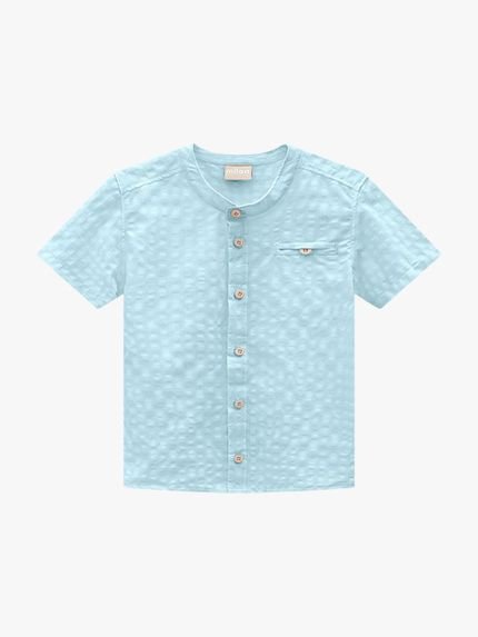 Camisa Infantil Menino Milon Azul - Marca Milon