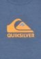 Camiseta Quiksilver Menino Estampado Azul - Marca Quiksilver