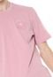 Camiseta Lacoste Logo Rosa - Marca Lacoste