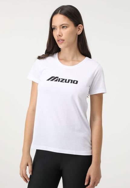 Camiseta Mizuno Logo Branca - Marca Mizuno