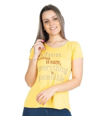 Blusa Feminina Possible Select Amarelo