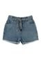 Shorts Jeans Juvenil Menina Baggy Clochard Azul - Marca Crawling
