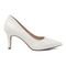 Sapato Feminino Scarpin Salto Fino Napa Off White - Marca Carolla Shoes