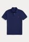 Camisa Polo Polo Ralph Lauren Reta Lisa Azul-Marinho - Marca Polo Ralph Lauren