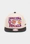 Boné Mitchell & Ness NBA Finals Remix Snapback HWC Finals Lakers vs. Pistons Off White - Marca Mitchell & Ness