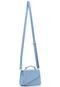 Bolsa Pequena Feminina de Mão e Tiracolo Bolsinha Transversal Clutch Mini Bag Azul - Marca Selten