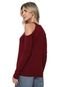 Blusa Colcci Off Shoulder Vinho - Marca Colcci