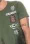 Camiseta Gangster Estampada Verde - Marca Gangster