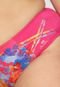Calcinha Banho de Mar Hot Pant Estampada Rosa - Marca Banho de Mar Moda Praia