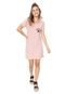 Vestido Billabong Estampa Costas Rosa - Marca Billabong