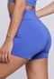 Short Fitness WLS Modas Feminino Suplex Liso Academia Azul Royal - Marca WLS Modas