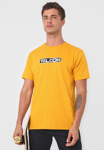 Camiseta Volcom Pit Shane Amarela - Marca Volcom