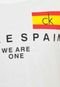 Camiseta Calvin Klein Kids Spain Branca - Marca Calvin Klein Kids