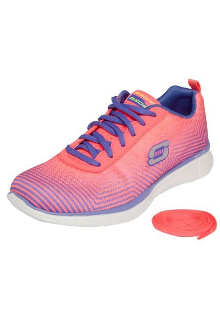 Tênis Skechers Equalizer Expect Miracles Rosa/Roxo - Marca Skechers