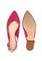 Sapatilha Couro Capodarte Slingback Rosa - Marca Capodarte