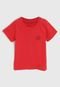 Camiseta VRK KIDS Infantil Botões Vermelha - Marca VRK KIDS