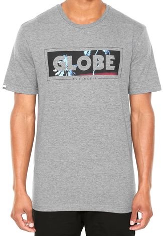 Camiseta Globe Palms Cinza