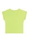Blusa Estampada Menina Infantil Quimby Verde - Marca Quimby