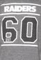 Camiseta New Era Logo Oakland Raider Cinza - Marca New Era
