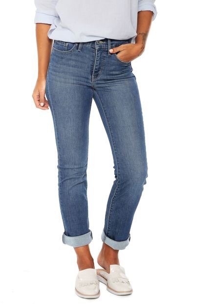 Calça Jeans Levis Reta 314 Shaping Straight Azul - Marca Levis