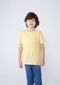 Camiseta Hering Kids Básica  Modelagem Tradicional    AMARELO - Marca Hering