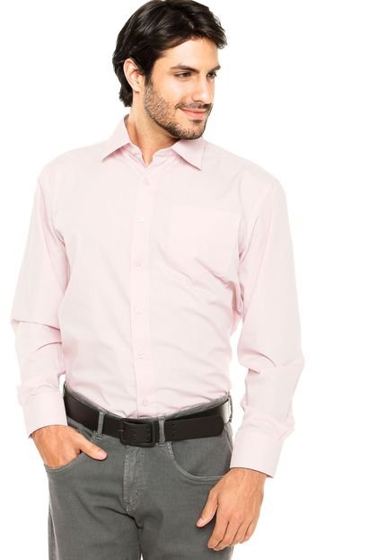 Camisa FiveBlu Comfort Basic Rosa - Marca FiveBlu