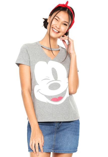 Blusa Cativa Disney Cinza - Marca Cativa Disney
