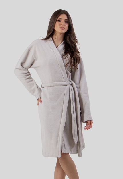 Robe Soft Diluxo Cinza - Marca Diluxo