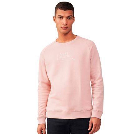 Moletom Acostamento Wolf Travel IN23 Rosa Masculino - Marca Acostamento